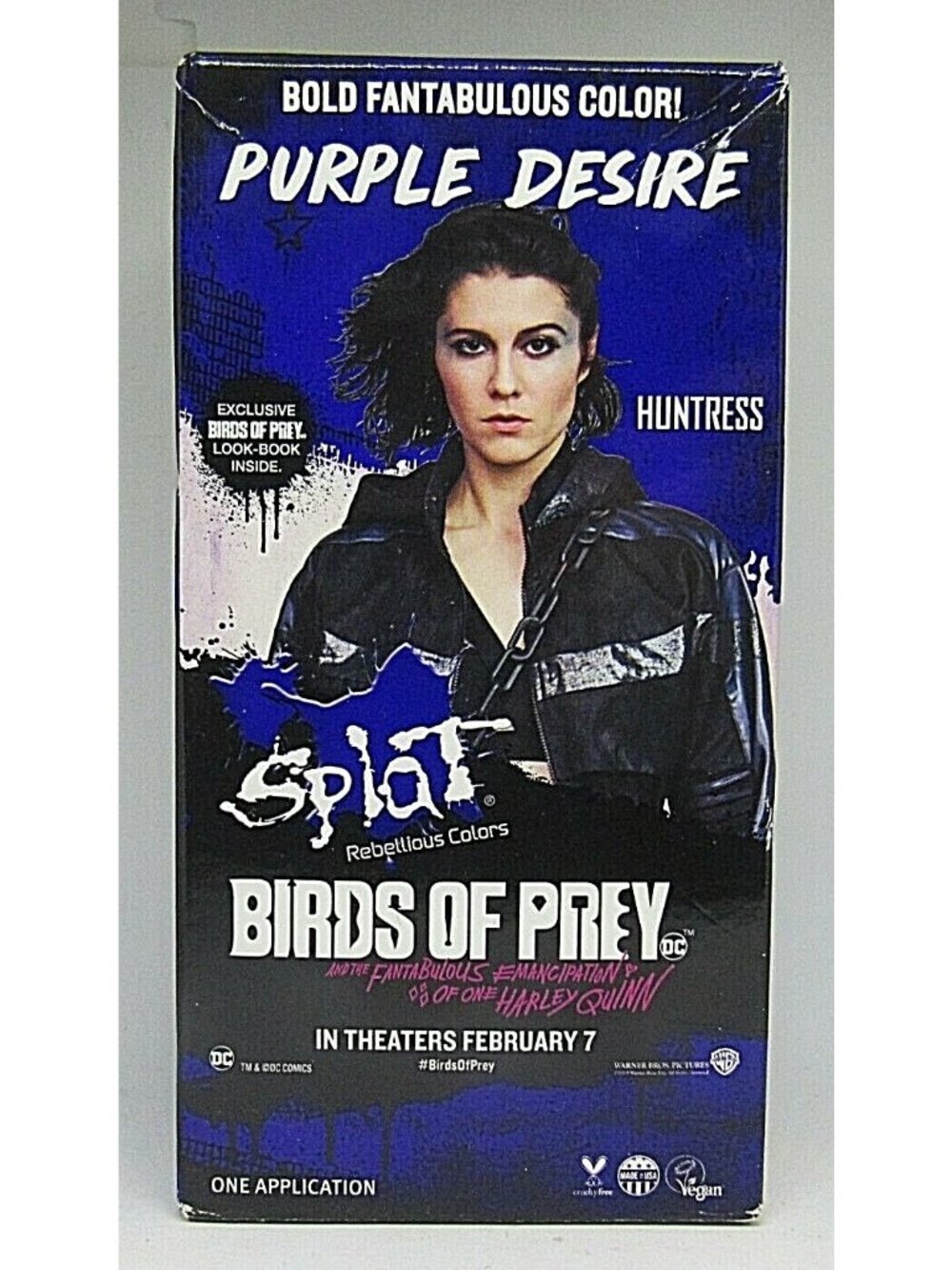 Splat Birds Of Prey Purple Desire Temporary Hair Color One Application Vegan